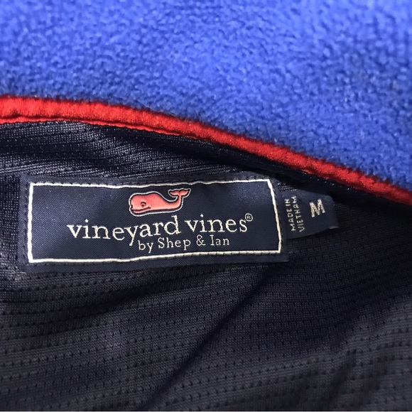 Vineyards vines navy pullover fleece top men size medium - Picture 8 of 9